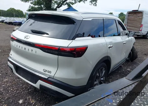 2024 Infiniti Qx60 Luxe Awd z USA, uszkodzony, nr VIN 5N1DL1FS5RC349279